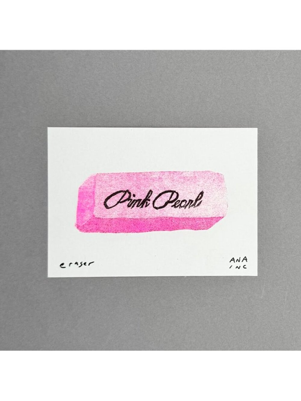 Ana Inciardi Eraser Mini Art Print